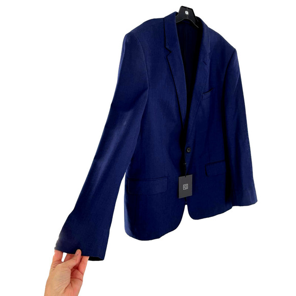 NWT  JCREW TALLEGNO 1900 NAVY WOOL SUIT BLAZER - Picture 4 of 12